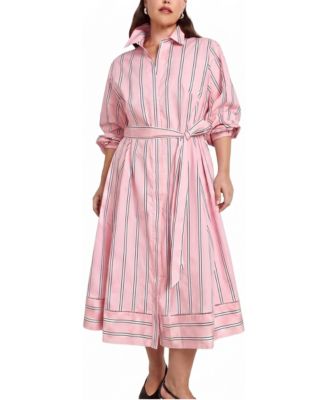 Pink horizon stripe