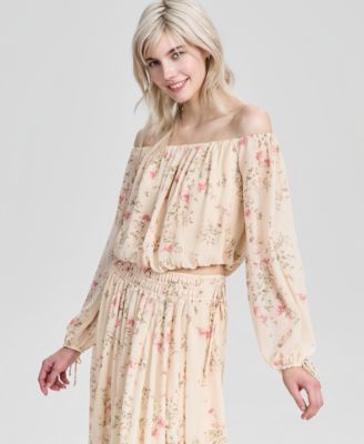 Женский топ And Now This Off-The-Shoulder Floral-Print