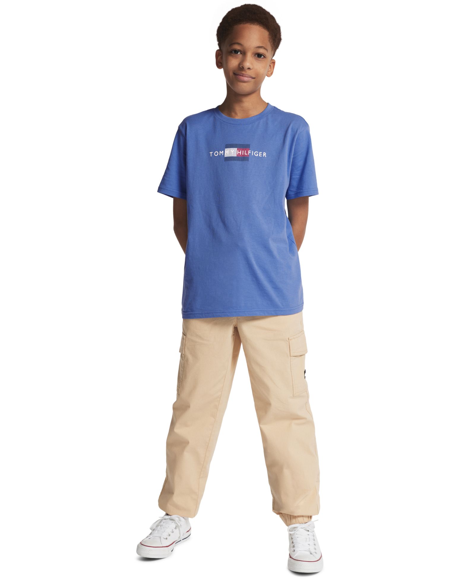 Детские брюки Tommy Hilfiger 8-20 Cargo с кулиской