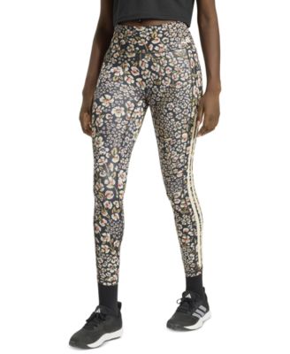Женские леггинсы adidas Farm Floral High-Waisted с карманами