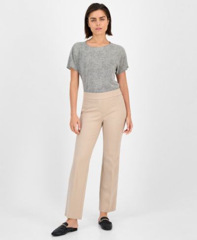 Брюки Anne Klein Petite Grace с разрезом и карманами