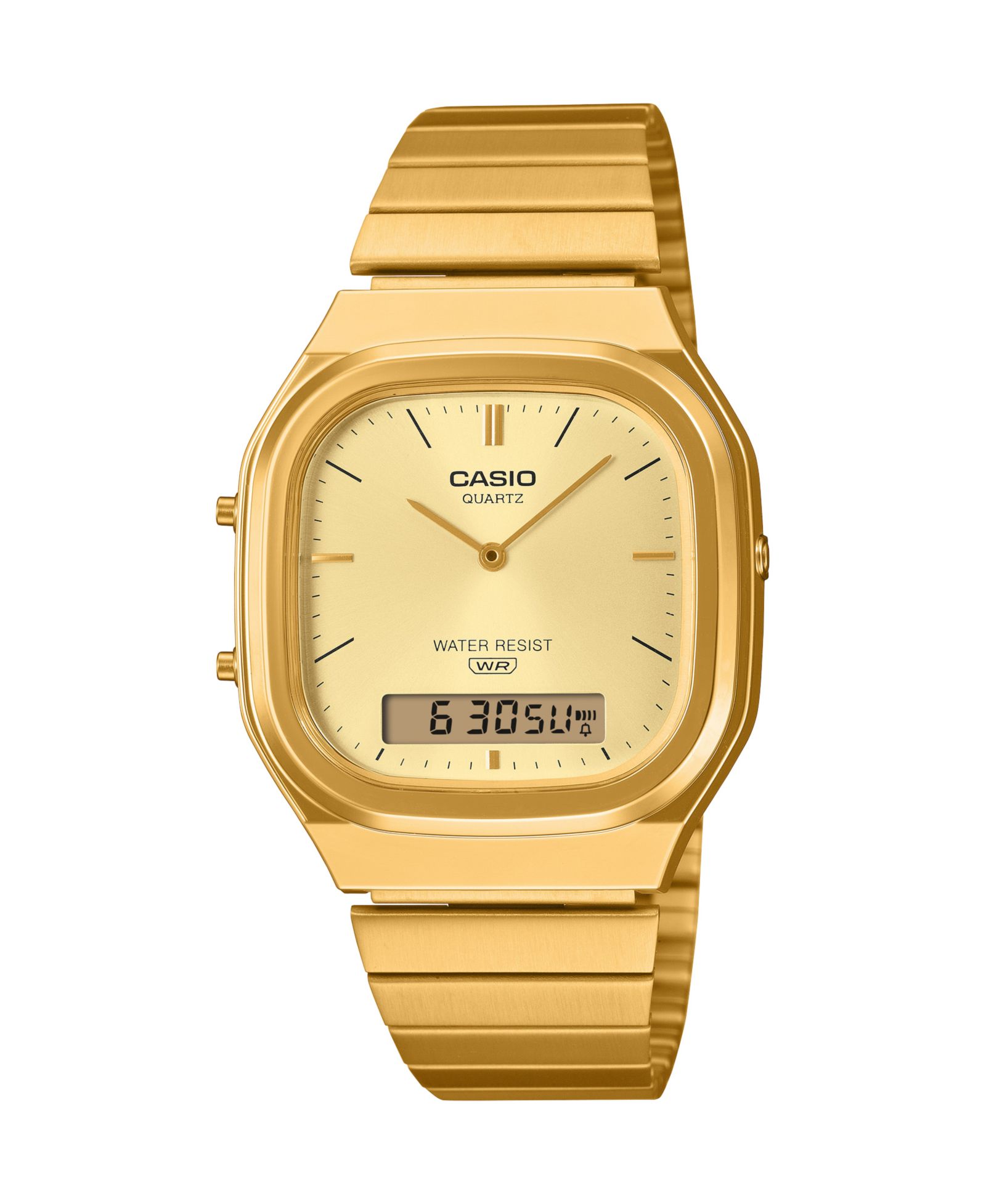 Часы Casio Men's Japanese Quartz Gold-Tone Stainless Steel 35.8mm
