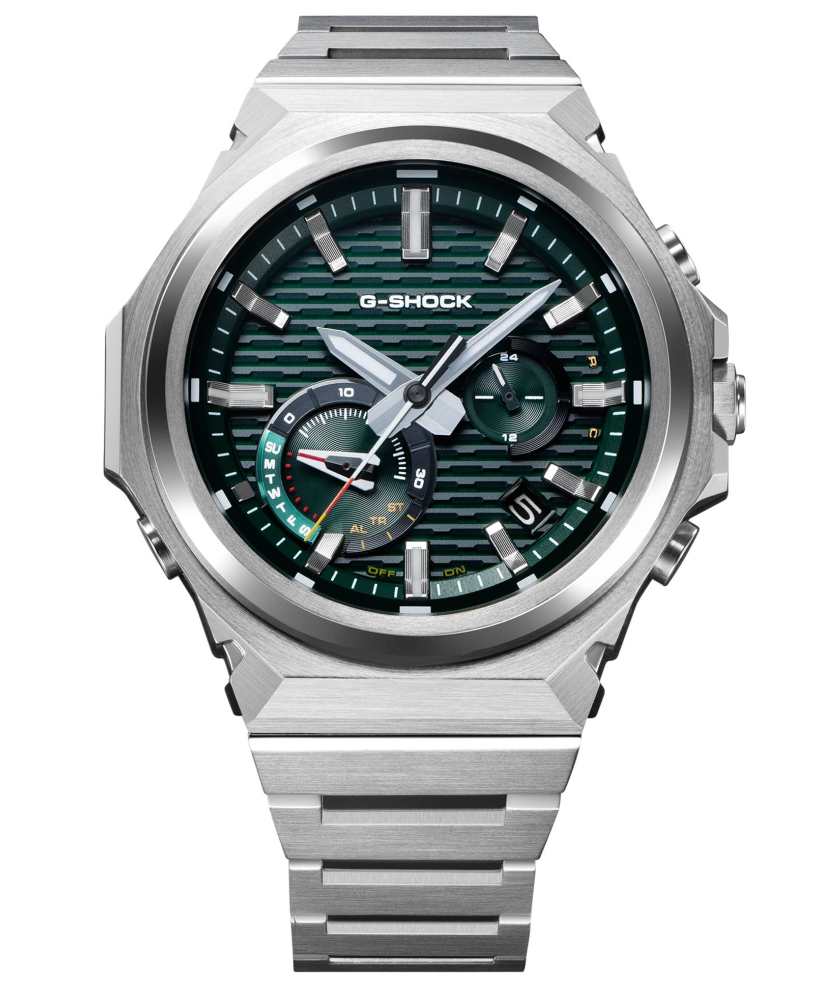 G-Shock Мужские часы Silver-Tone Stainless Steel 44.2mm
