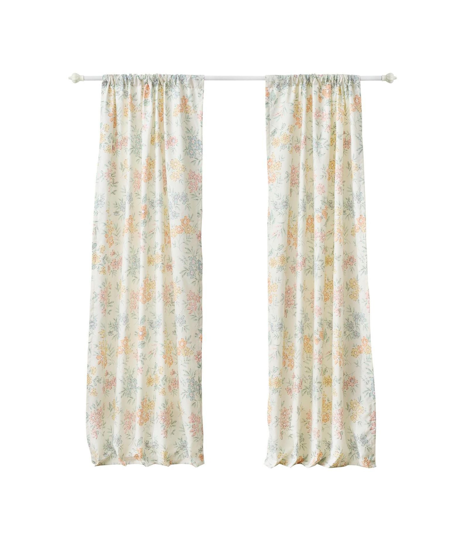 Комплект штор Greenland Home Fashions Chloe, полупрозрачные, 42" x 84", пастельные