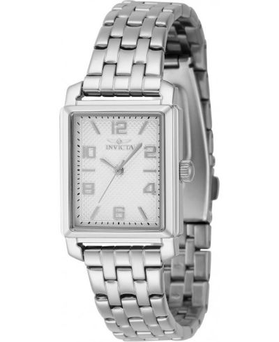 Invicta Women's 46662 Vintage Quartz 3 Hand Silver Dial Watch