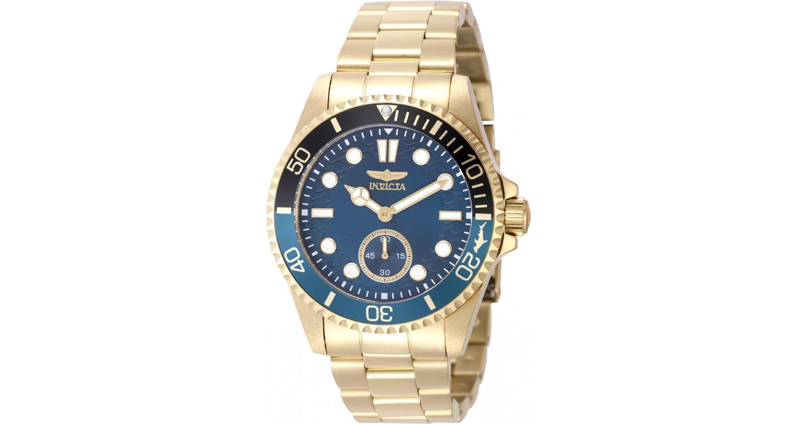 Invicta Men's 49435 Pro Diver Quartz VD78 Blue Dial Watch