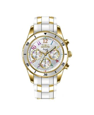 Invicta Women's 49801 Angel Quartz VD54 White Dial Watch