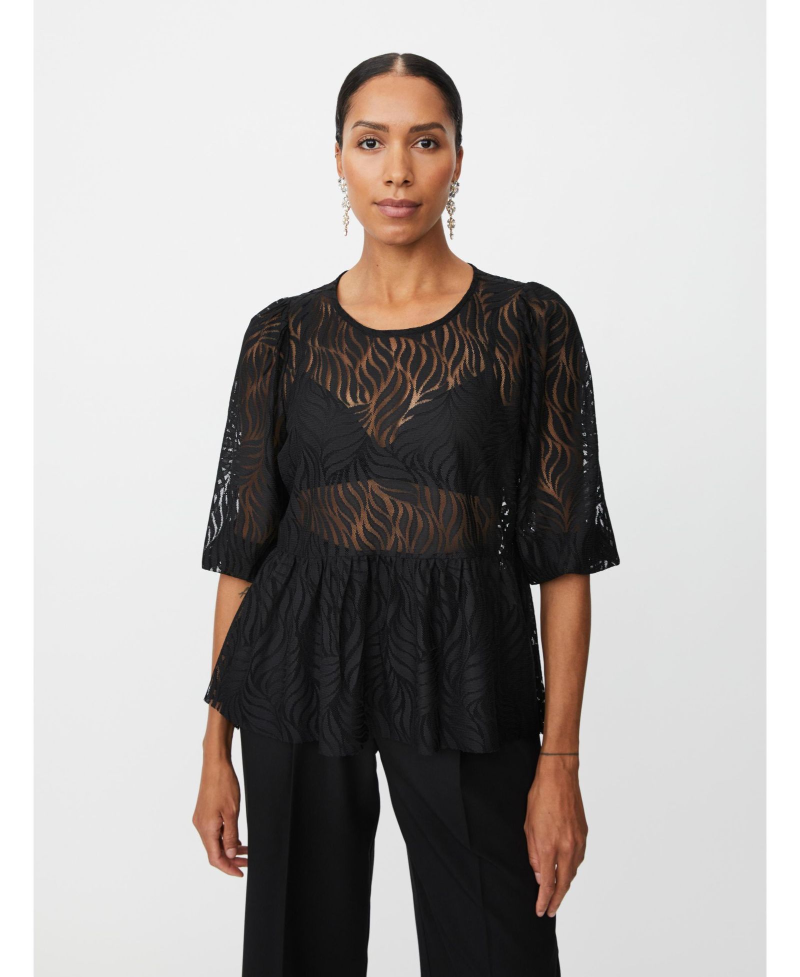 Женский топ Masai Copenhagen Lace Peplum