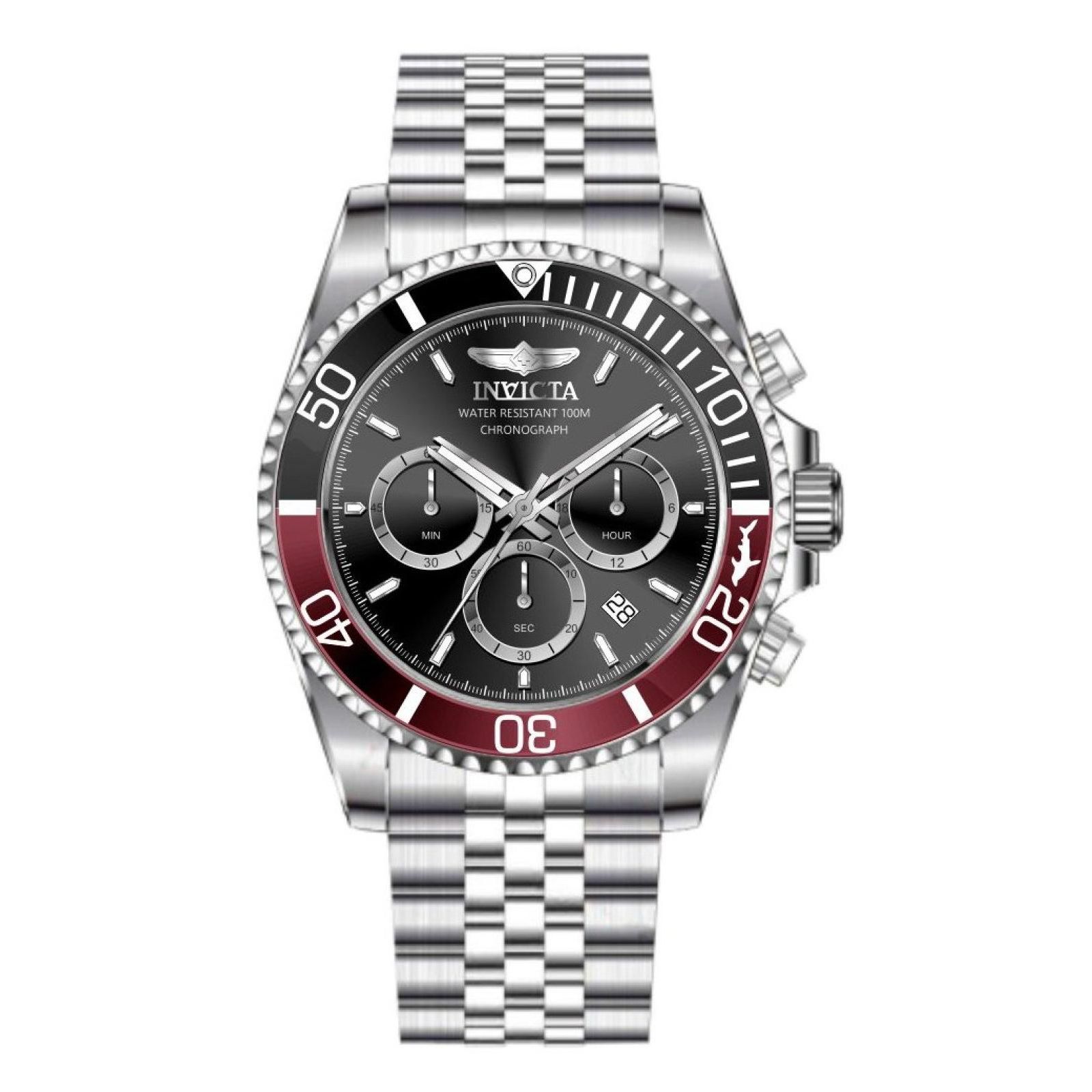 Мужские кварцевые часы Invicta 49838 Pro Diver VD53 Black Dial
