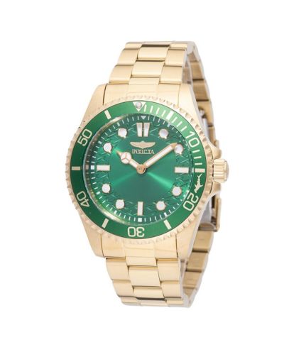 Invicta Men's 49702 Pro Diver Quartz PC20S Green Dial Watch