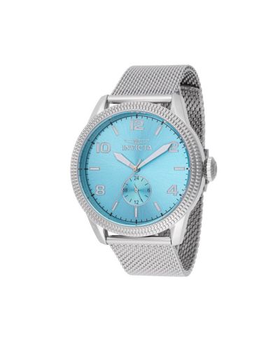 Invicta Men's 48914 Vintage Quartz VH60 Light Blue Dial Watch