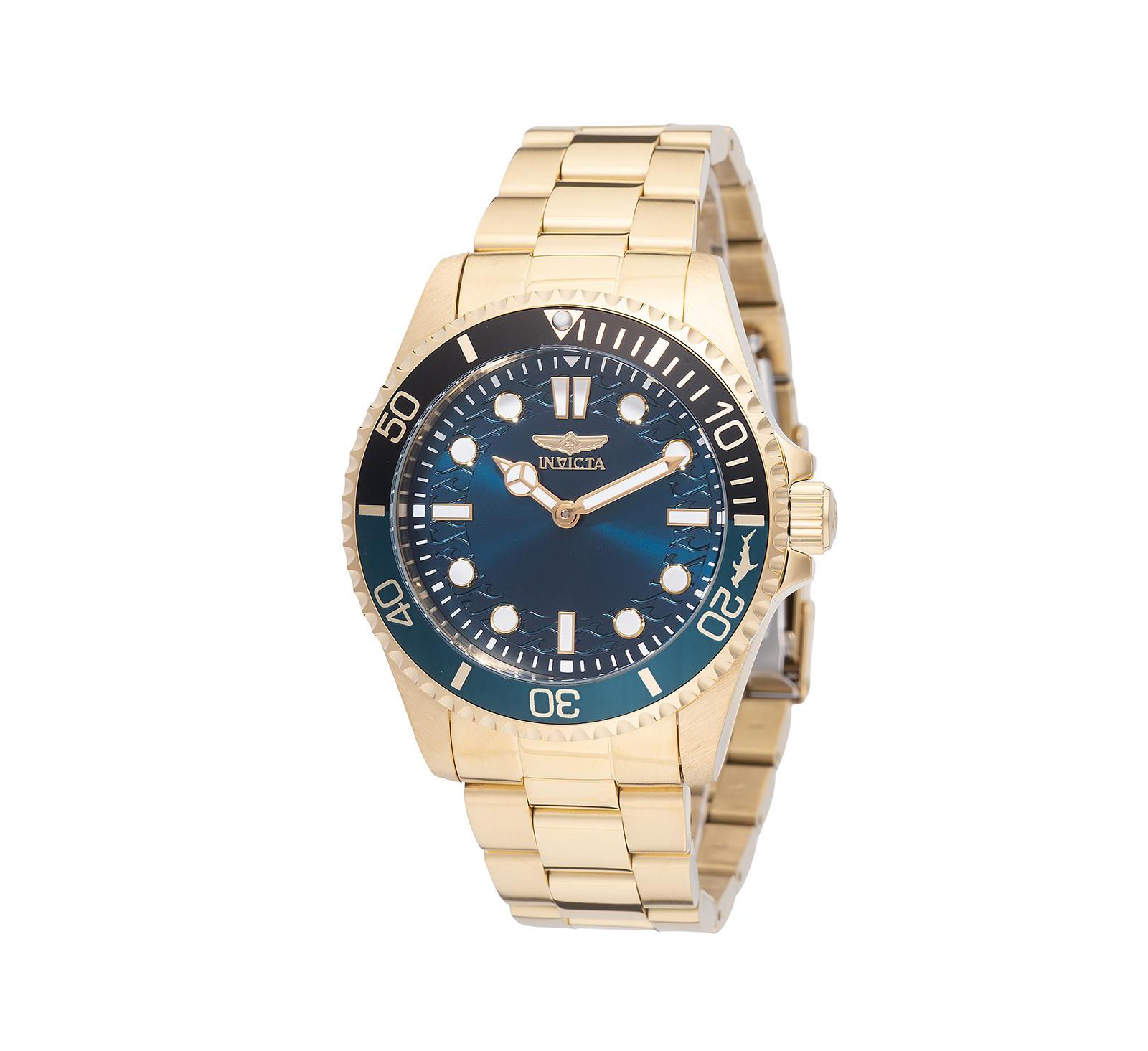 Invicta Men's 49707 Pro Diver Quartz PC20S Blue Dial Watch