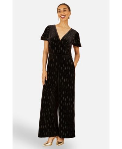 Женский комбинезон Yumi Foil Print Velvet