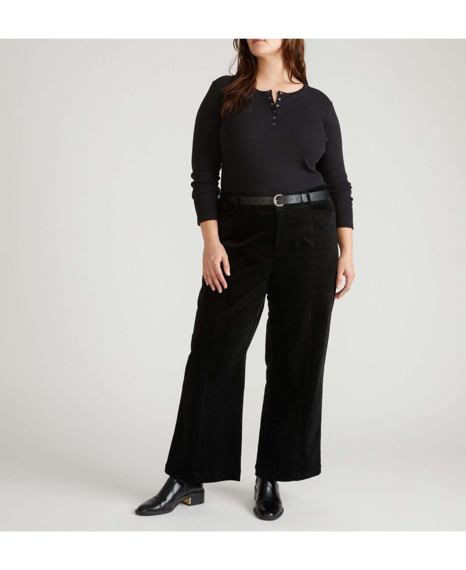 Женские брюки Universal Standard Women's Camila Wide Leg Corduroy