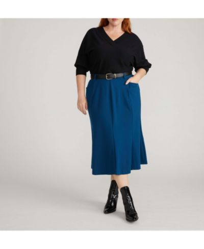 Universal Standard Plus Size Carla Ponte Skirt
