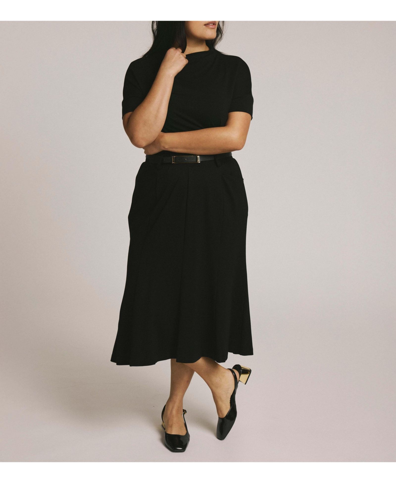 Universal Standard Plus Size Carla Ponte Skirt