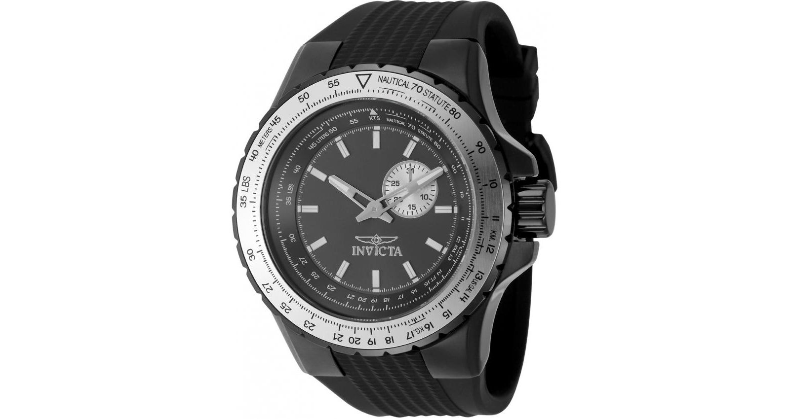 Invicta Men's 49720 Aviator Quartz VD72 Gunmetal Dial Watch
