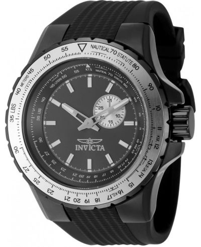 Мужские часы Invicta 49720 Aviator Quartz VD72 Gunmetal Dial