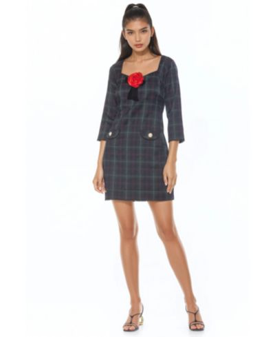 Женское платье Alexia Admor Dianys Plaid