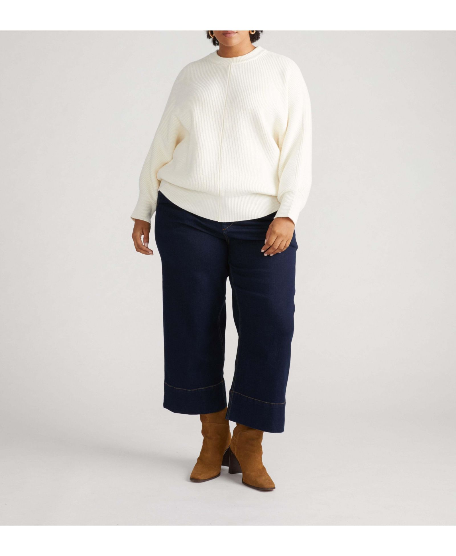 Universal Standard Женский Carol High Rise Cropped Jeans