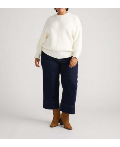 Universal Standard Women's Carol High Rise Cropped Jeans