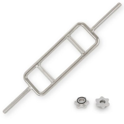Гриф для трицепса Sunny Health & Fitness 34", хромированный, с замками Star-Lock