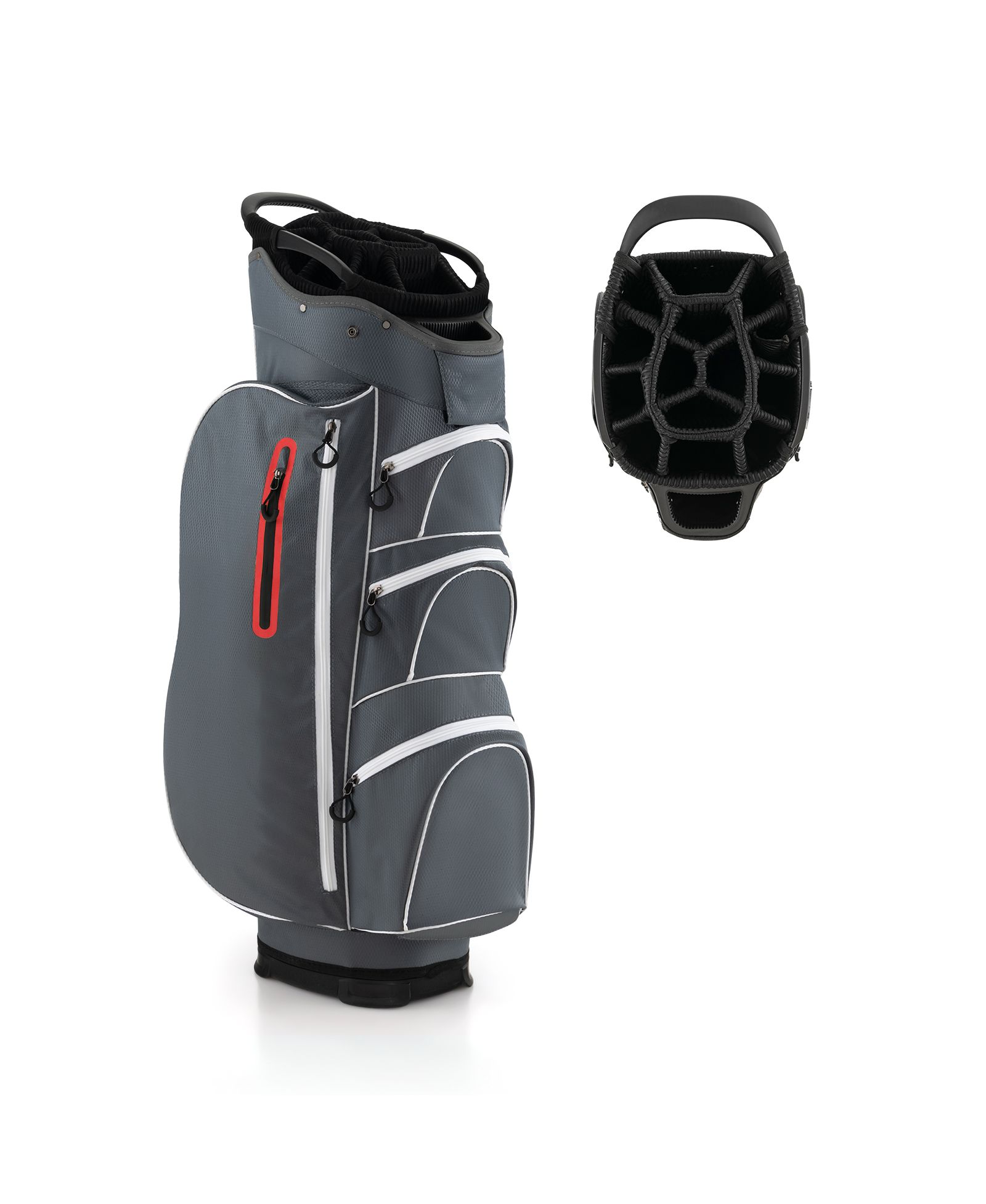 SKONYON 9.5 Inch Lightweight Golf Cart Bag with 15 Way Top Dividers