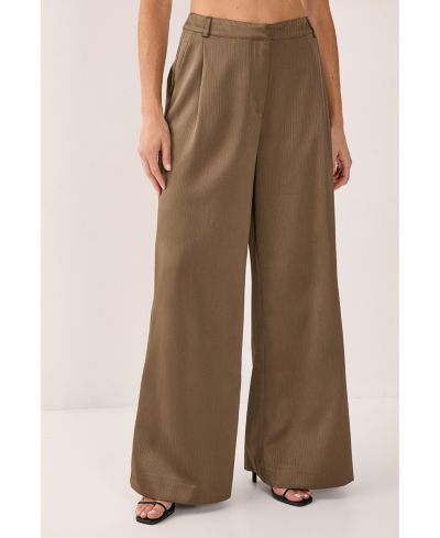 Женские брюки Nasty Gal Satin Pleated Tailored