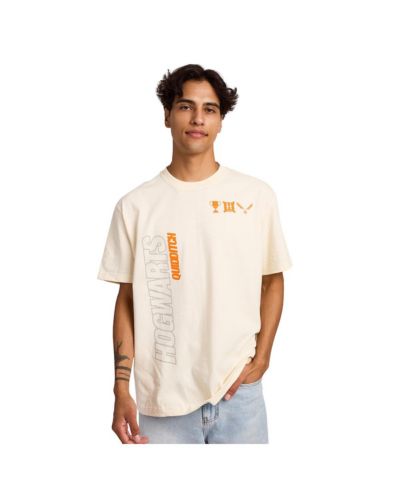 Футболка Harry Potter Men's Hogwarts Quidditch Tofu Crew Neck Short Sleeve