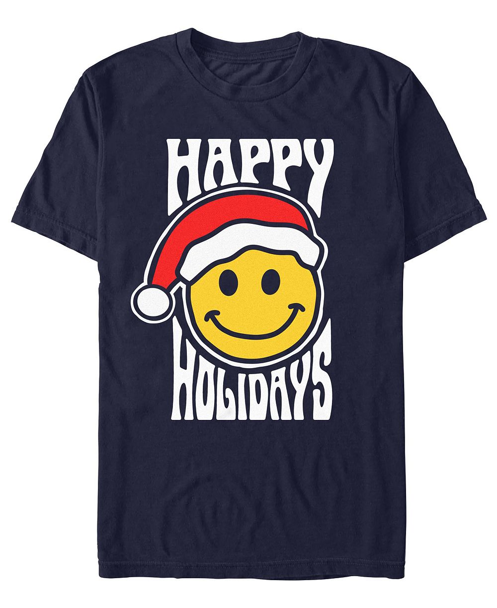 Fifth Sun Men's Happy Graphic Christmas T-Shirt