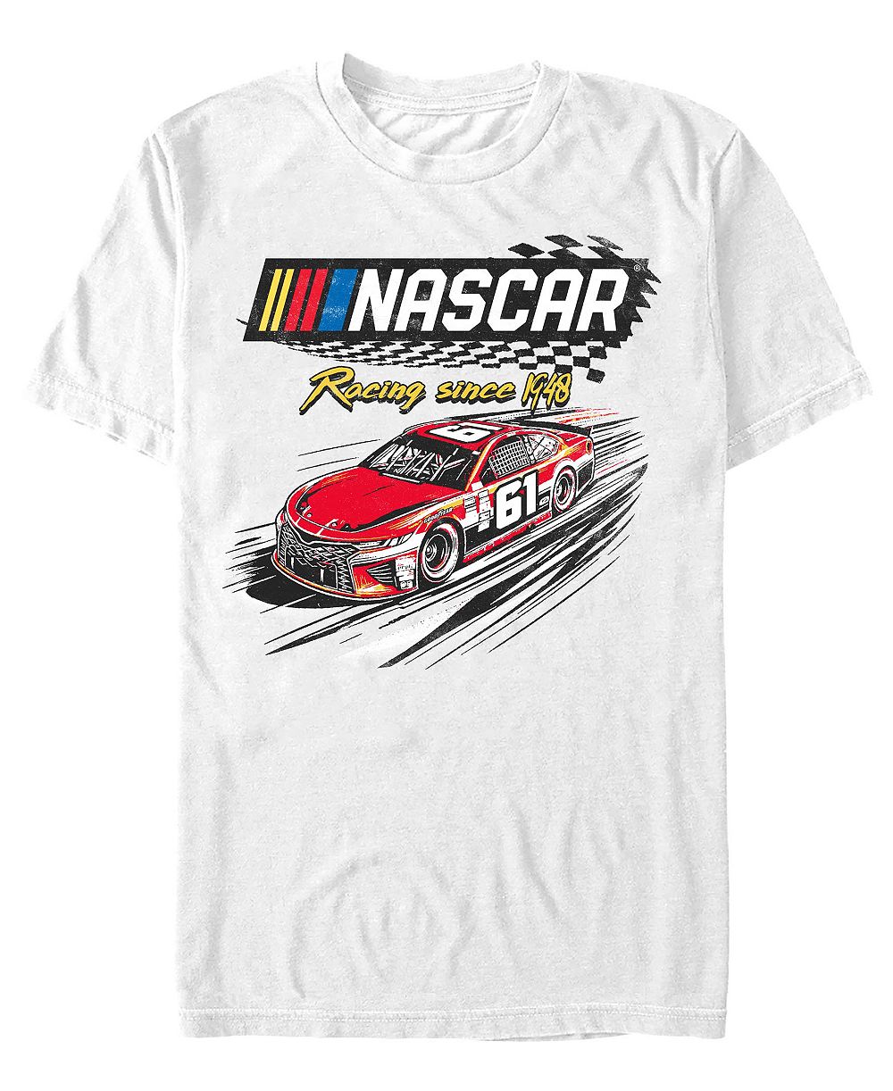 Fifth Sun Men's Nascar Racing 1948 No. 61 Stock Car Graphic T-Shirt