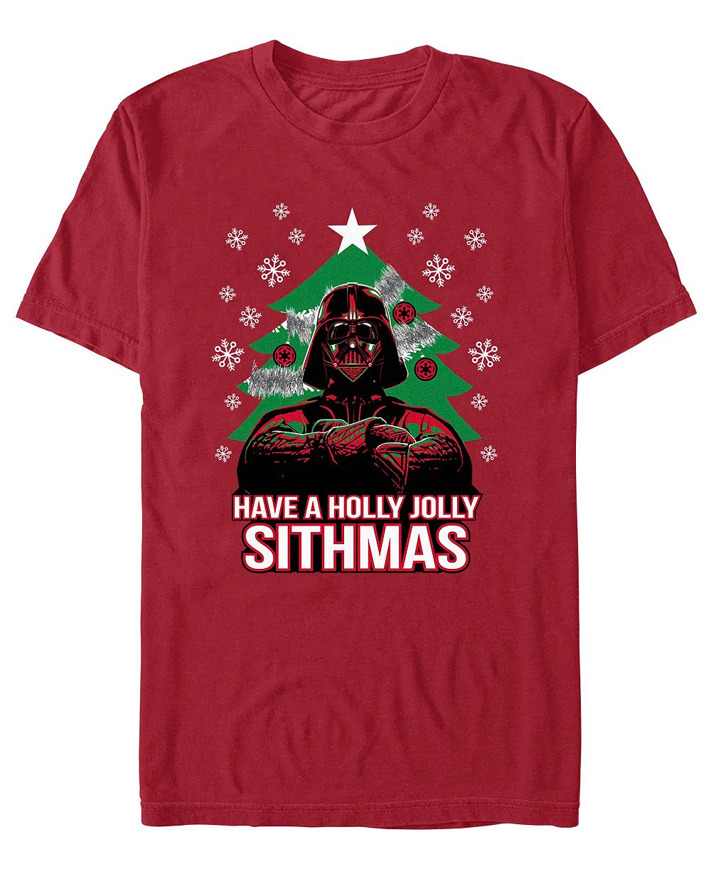 Fifth Sun Men's Holly Jolly Sithmas Star Wars Graphic T-Shirt