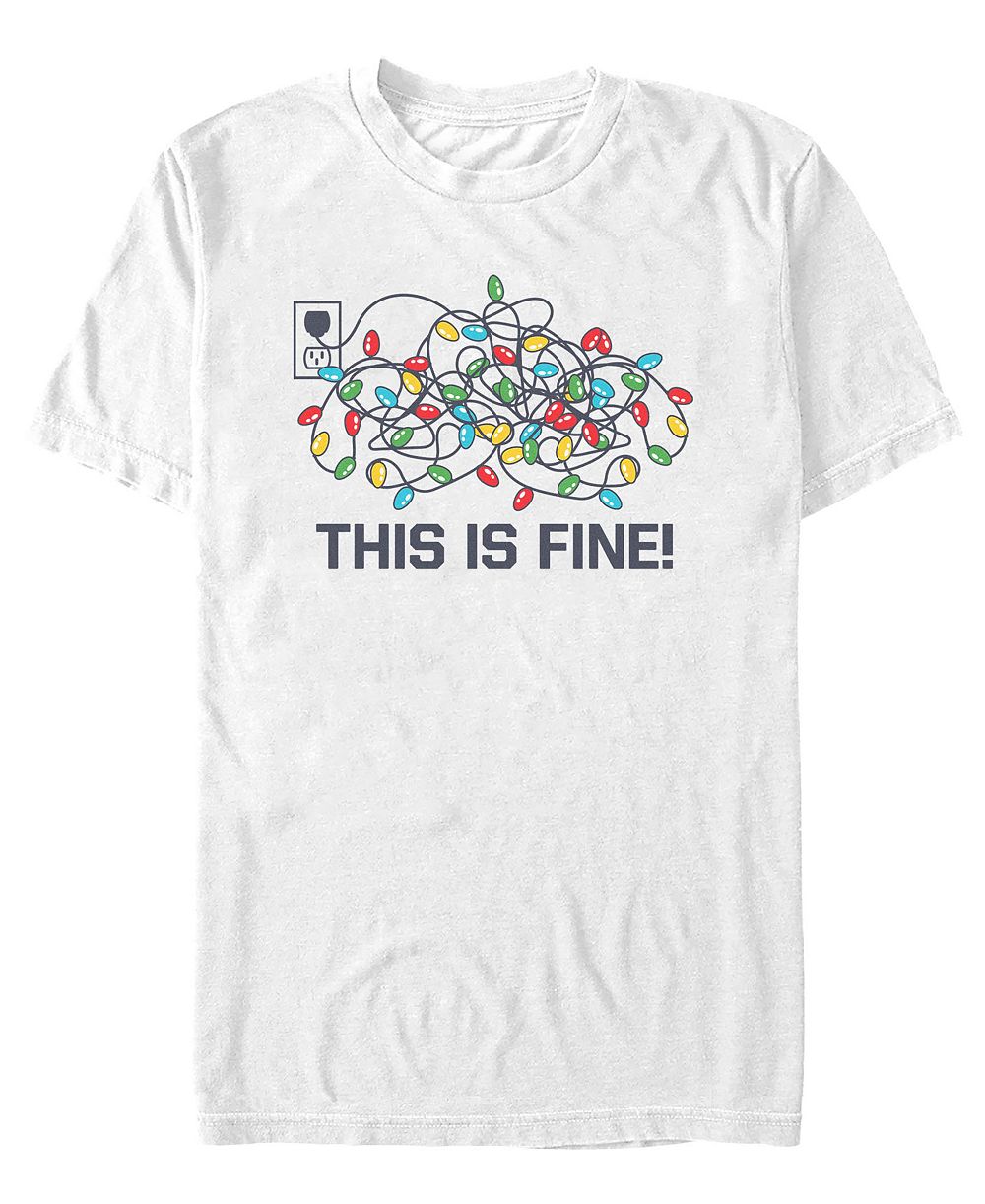 Fifth Sun Men's It's Fine Graphic Short-Sleeve T-Shirt
