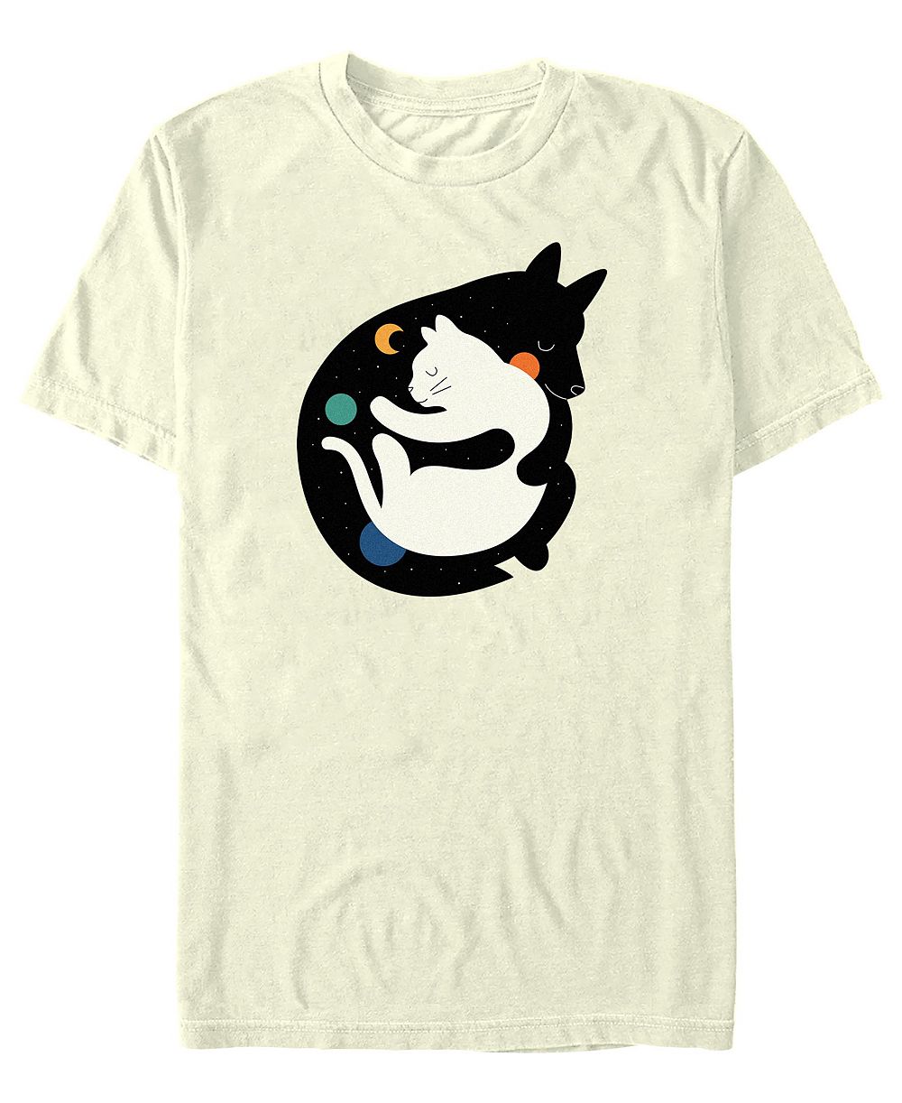 Fifth Sun Men's More Hugs Less Fights Graphic Cotton T-Shirt