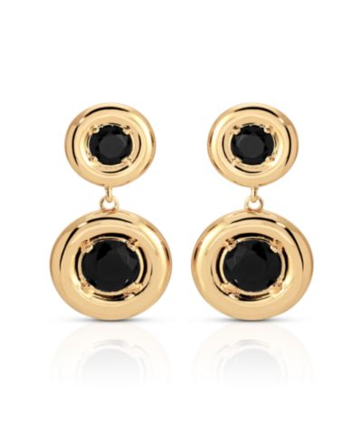 Серьги ETTIKA Gold Plated Orbit Crystal Earrings