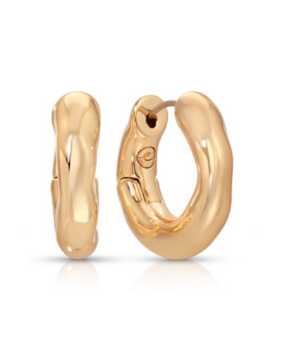ETTIKA серьги-кольца Mini Molten Gold Plated