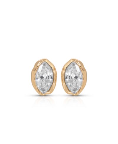 ETTIKA Gold Plated Crystal Luxe Mini Stud Earrings