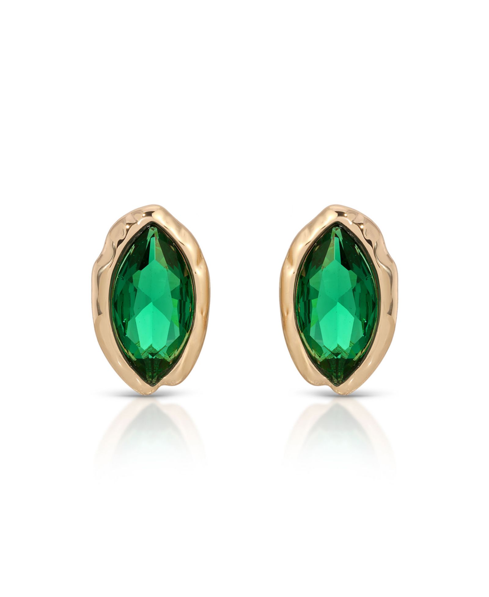 ETTIKA Gold Plated Crystal Luxe Mini Stud Earrings