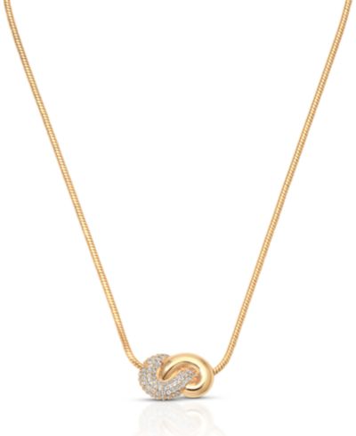 ETTIKA Gold Plated Love Me Knot Necklace