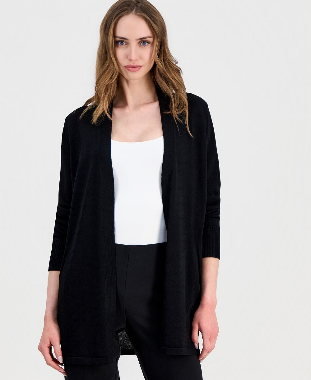 Женский кардиган Anne Klein Open-Front Rib Pocket