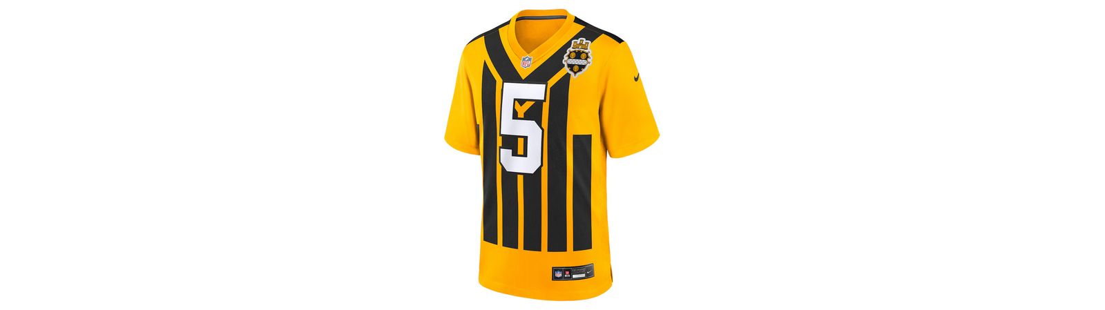 Мужская джерси Nike Jalen Ramsey Pittsburgh Steelers Alternate 1933 Throwback Game, золотая