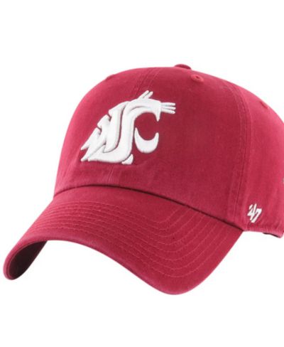 Top of the World Мужская кепка Washington State Cougars, малиновая