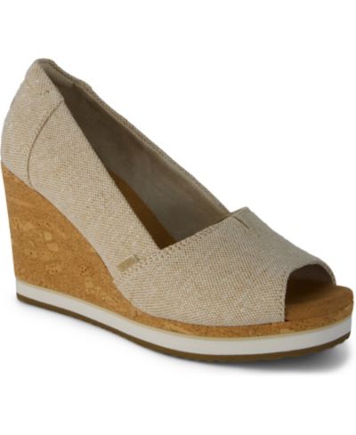 TOMS Women's Essential Slip-On Wedge Sandals