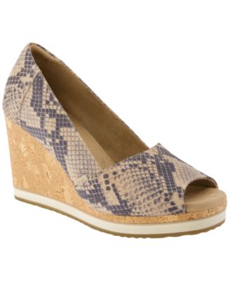 Mid Taupe Snake Print Suede