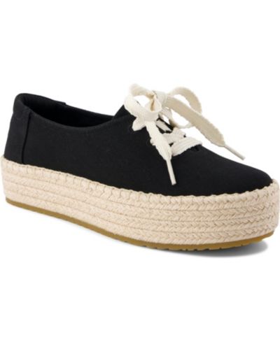 Женские кеды TOMS Women's Valencia Lace-Up Espadrilles