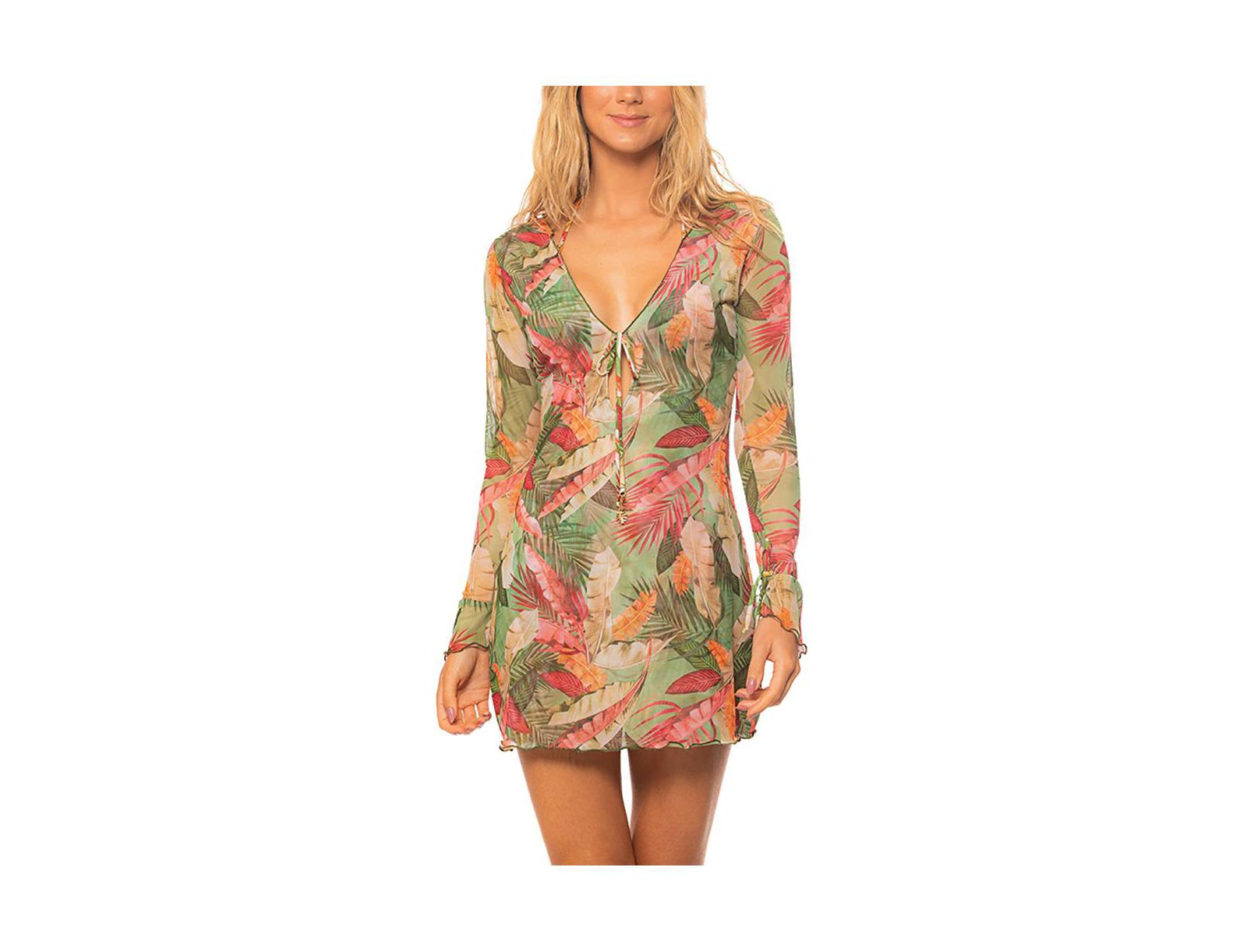 Женский сет Guria Beachwear Mesh V Neck Short Cover-up