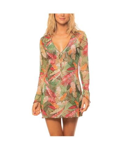 Женский сет Guria Beachwear Mesh V Neck Short Cover-up