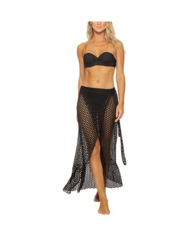Женская макси-юбка Guria Beachwear Honeycomb Lattice Wrap Cover-up