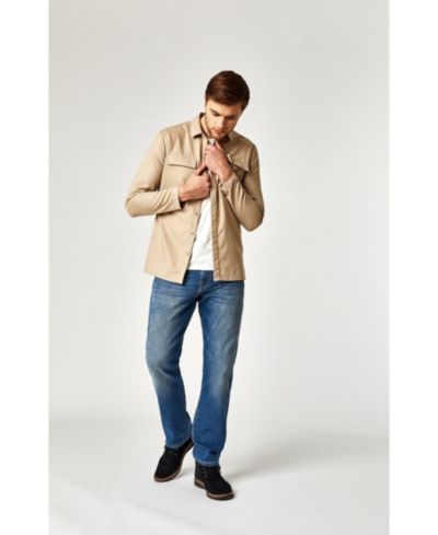 Мужские джинсы Mavi Jeans Myles Straight Leg in Mid Shaded Williamsburg