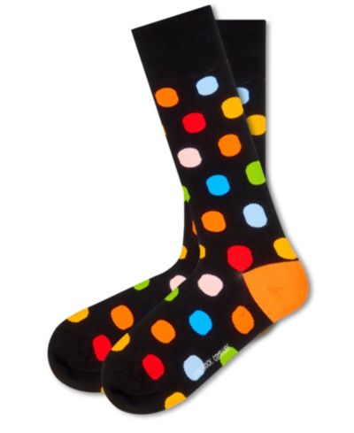 Мужские носки в крупную горошек Love Sock Company Big Polka Socks